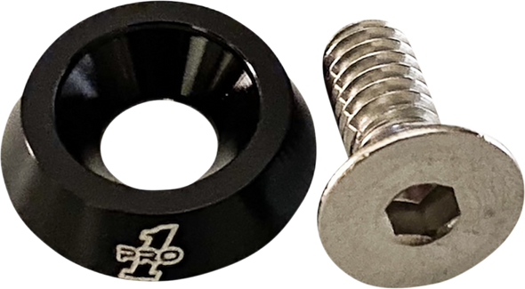 PRO-ONE PERF.MFG. Seat Bolt - 1/4"-20 - Black 100200