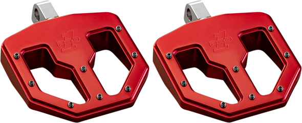 PRO-ONE PERF.MFG. BMX V1 Footpeg - Male - Red 500761R