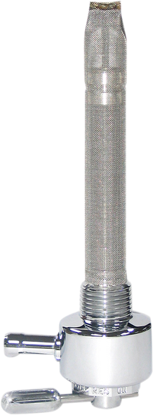 PINGEL Round Fuel Valve - Chrome - 3/8" NPT 1211-CR