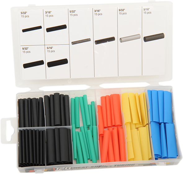 PERFORMANCE TOOL Heat Shrink Tubing - 120 PC W5233