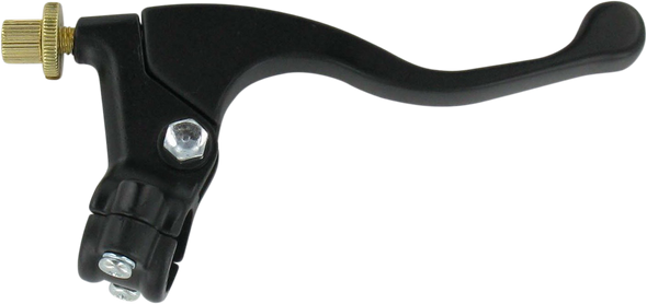 PARTS UNLIMITED Lever Assembly - Right Hand - Shorty - Honda - Black 43-1104R