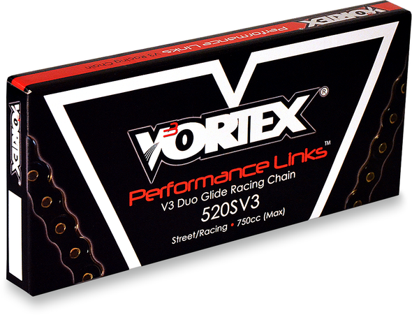 VORTEX Steel Chain Kit - Black - Yamaha - YZF-R1 - '09-'14 CK6364