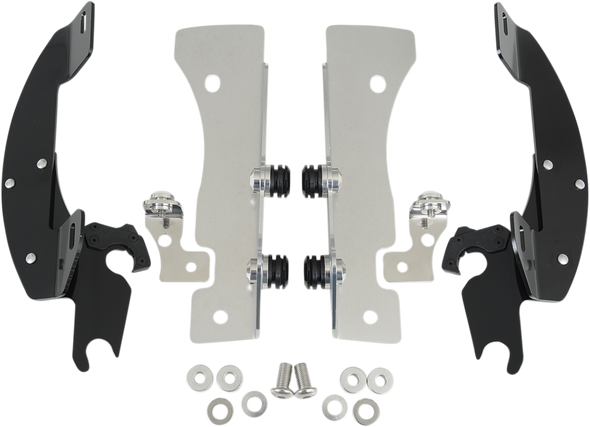 MEMPHIS SHADES Batwing Trigger Lock Mounting Kit - XV16/17 - Black MEM8998