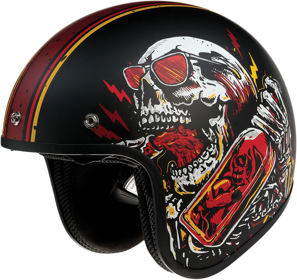 Z1R Saturn Helmet - Devil Made Me - Black/Red - XL 0104-2820