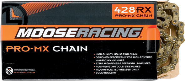 MOOSE RACING 428 RXP Pro-MX Chain - Gold - 96 Links M575-00-96