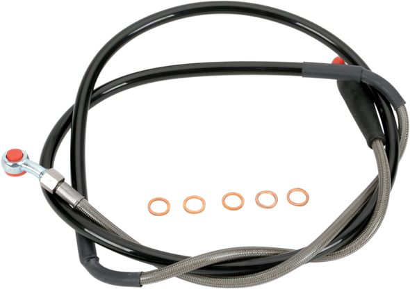 MOOSE RACING Brake Line - Front - Stainless Steel - Yamaha Y01-1-046/P