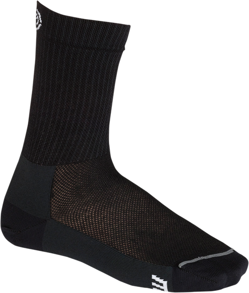 MOOSE RACING Crew Socks - Black - Large/XL 3431-0600