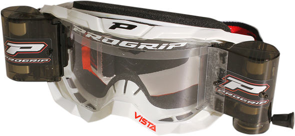 PRO GRIP Vista Roll Off Goggles - White 3303ROBI