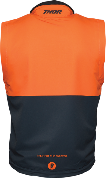 THOR Warmup Vest - Midnight/Orange - Small 2830-0546