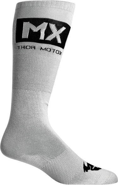 THOR MX Cool Socks - Gray/Black - Size 10-13 3431-0668