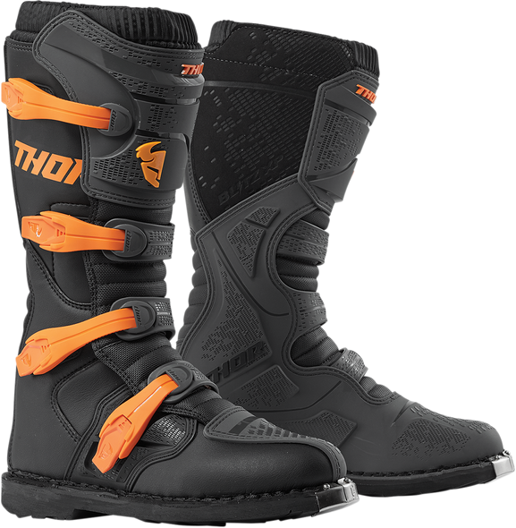 THOR Blitz XP Boots - Charcoal/Orange - Size 11 3410-2204