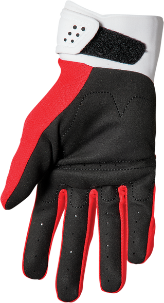 THOR Spectrum Gloves - Red/White - Medium 3330-6839