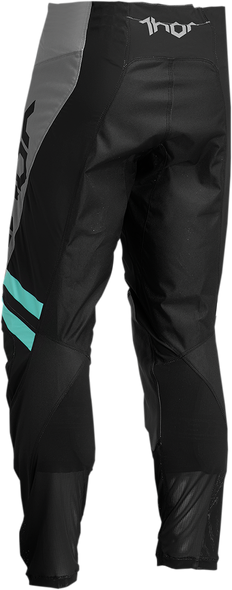 THOR Youth Pulse Cube Pants - Black/Mint - 28 2903-2060
