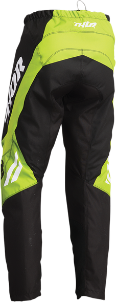 THOR Youth Sector Chev Pants - Black/Green - 22 2903-2051