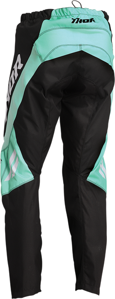 THOR Youth Sector Chev Pants - Black/Mint - 18 2903-2031