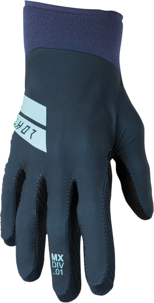 THOR Agile Hero Gloves - Midnight/Mint - Medium 3330-6694