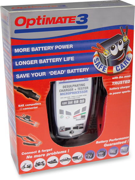 TECMATE Optimate 3 Battery Charger / Maintainer TM431