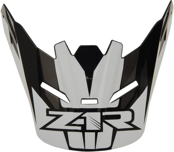 Z1R Youth Rise Visor Kit - Ascend - Black/White 0133-1056