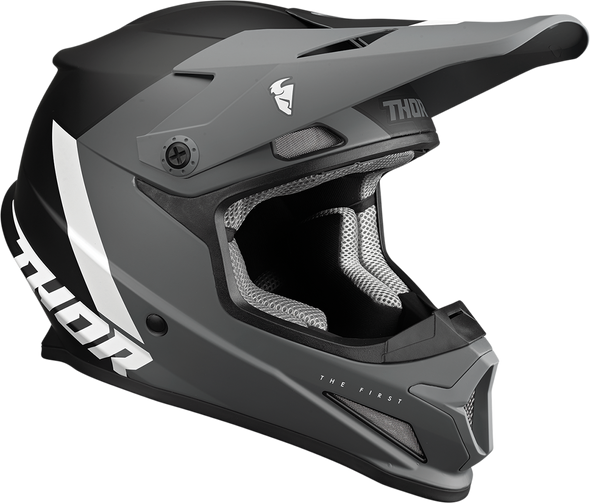 THOR Youth Sector Helmet - Chev - Gray/Black - Small 0111-1481