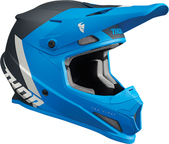 THOR Youth Sector Helmet - Chev - Blue/Light Gray - Small 0111-1475