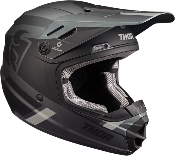 THOR Youth Sector Helmet - Split - MIPS® - Charcoal/Black - Medium 0111-1470