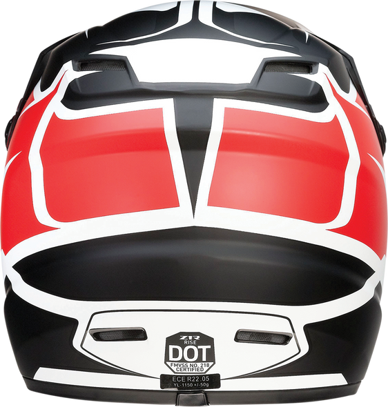 Z1R Youth Rise Helmet - Flame - Red - Medium 0111-1446