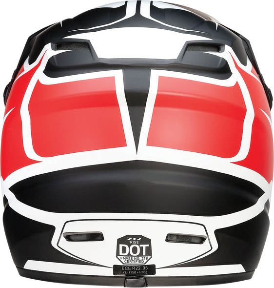 Z1R Youth Rise Helmet - Flame - Red - Small 0111-1445