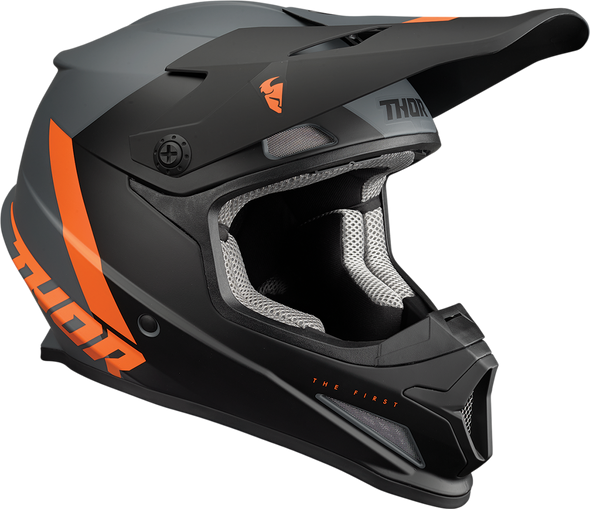 THOR Sector Helmet - Chev - Charcoal/Orange - 3XL 0110-7342