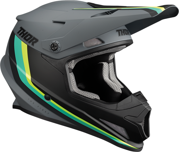 THOR Sector Helmet - Runner - MIPS® - Gray/Teal - Large 0110-7305