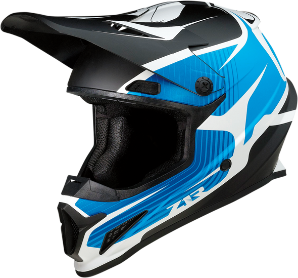 Z1R Rise Helmet - Flame - Blue - XS 0110-7248