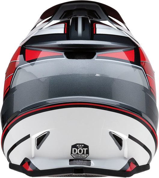 Z1R Rise Helmet - MC - Red/Gray - 2XL 0110-7213