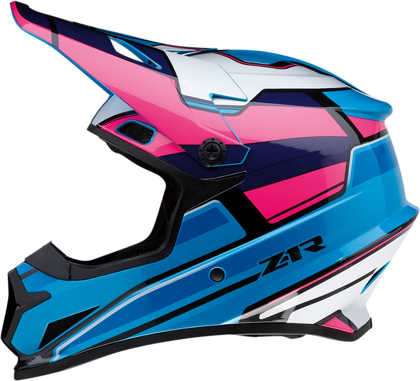 Z1R Rise Helmet - MC - Pink/Blue - 4XL 0110-7191