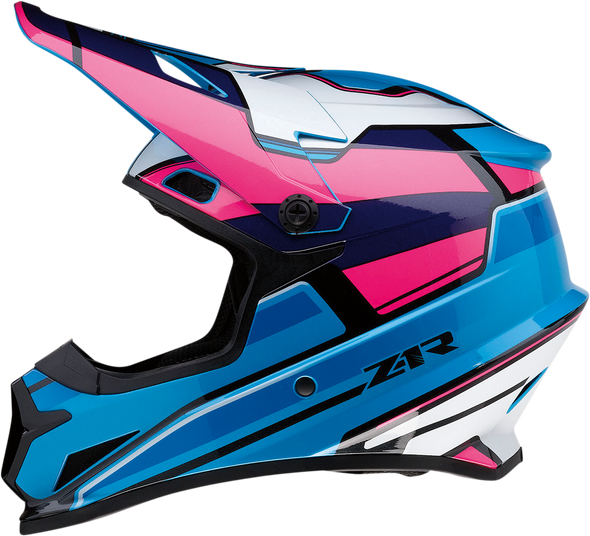 Z1R Rise Helmet - MC - Pink/Blue - 3XL 0110-7190