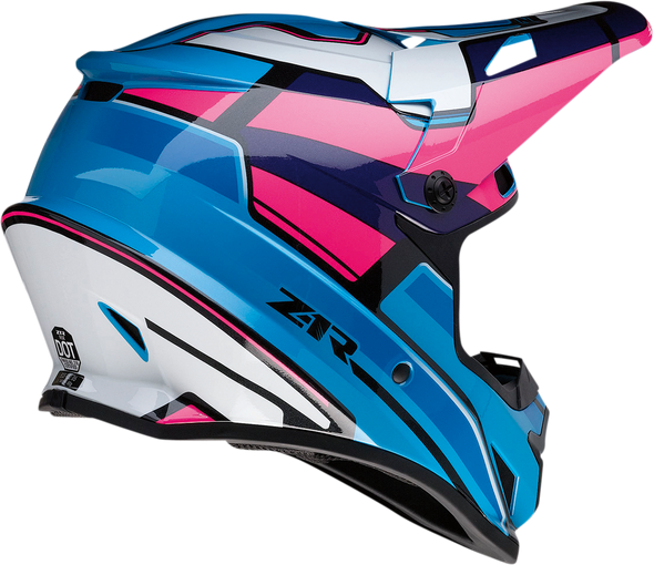 Z1R Rise Helmet - MC - Pink/Blue - 2XL 0110-7189