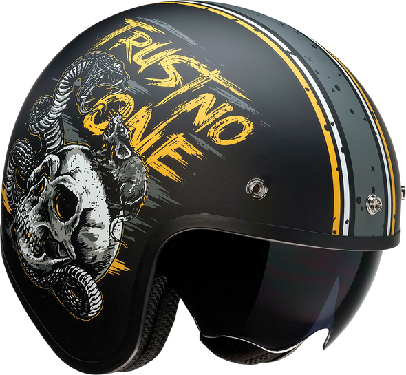 Z1R Saturn Helmet - Trust No One - Black/Yellow - Large 0104-2855