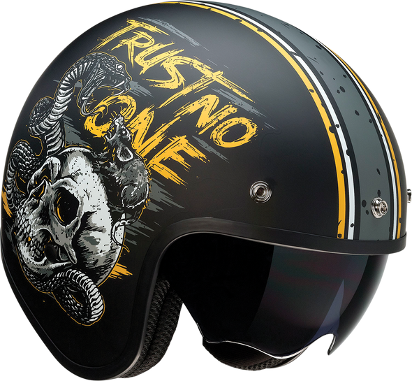 Z1R Saturn Helmet - Trust No One - Black/Yellow - Small 0104-2853