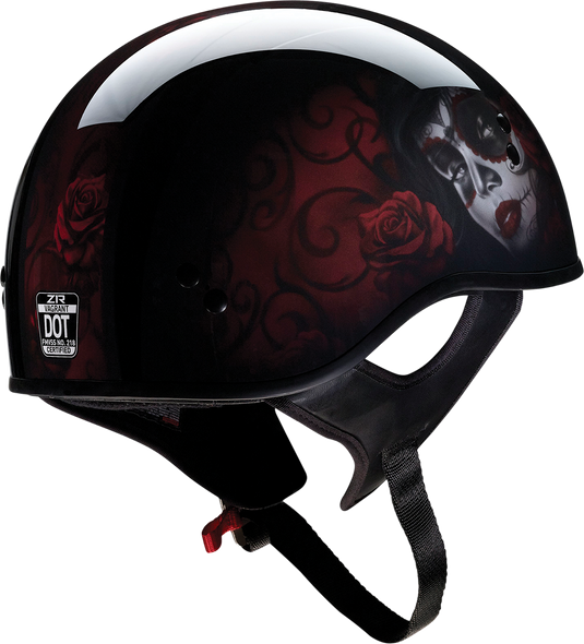 Z1R Vagrant Helmet - Red Catrina - Black/Red - XL 0103-1317