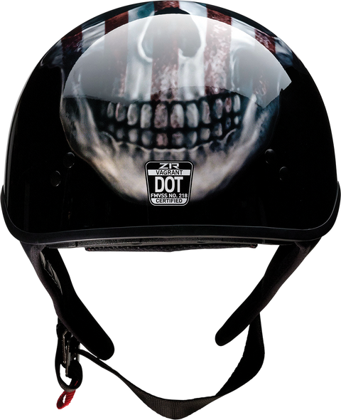 Z1R Vagrant Helmet - USA Skull - Black - 2XL 0103-1312