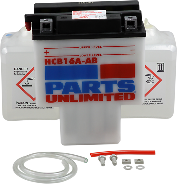 PARTS UNLIMITED Battery - HYB16A-AB HCB16A-AB-FP