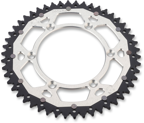 MOOSE RACING Dual Sprocket MSE - Silver - 49-Tooth 1210-897-49-11X