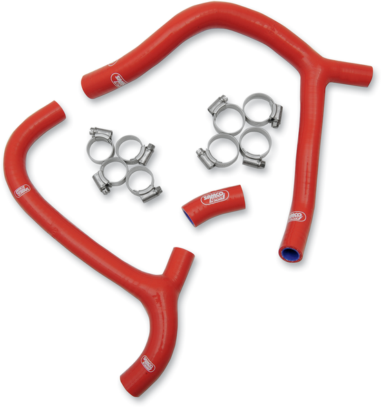 MOOSE RACING Radiator Hose Kit - Red - Honda MBU-HON-50-RD