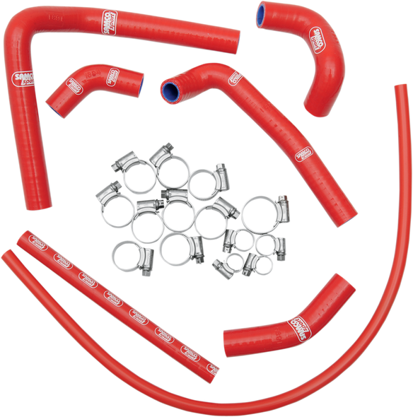 MOOSE RACING Radiator Hose Kit - Red - Honda MBU-HON-17-RD