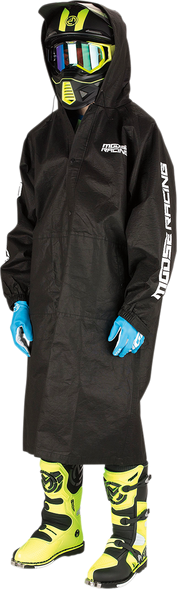 MOOSE RACING Mud Rainsuit Coat - Black -  S/M LM1141-01 S/M