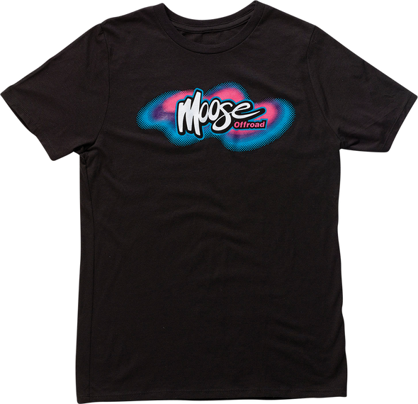 MOOSE RACING Youth Retro Moose T-Shirt - Black - Medium 3032-3509