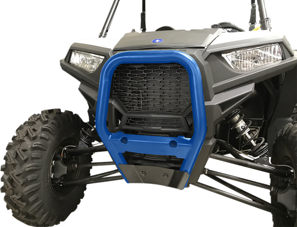 MOOSE RACING Bull Bar - Front - RZR - Blue 0530-1443