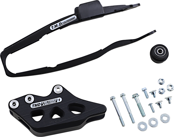 T.M. DESIGNWORKS Chain Guide/Slider - Yamaha - Black YCP-OR7-BK