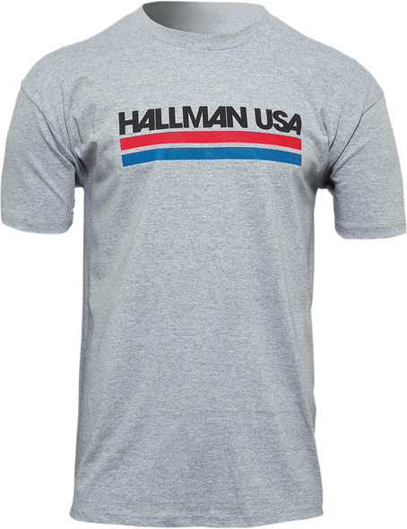 THOR Hallman USA T-Shirt - Heather Gray - XL 3030-21230