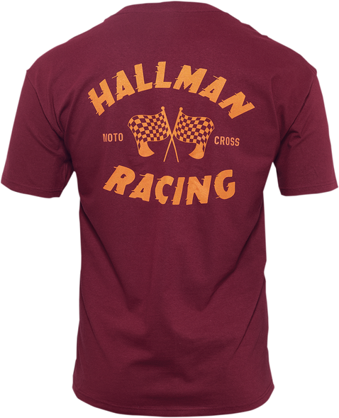 THOR Hallman Champ T-Shirt - Maroon - 2XL 3030-21201