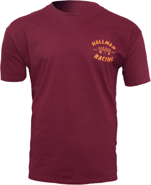 THOR Hallman Champ T-Shirt - Maroon - Small 3030-21197