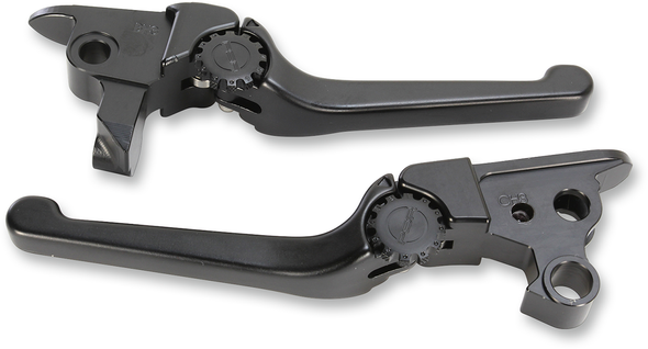 POWERSTANDS RACING Lever Set - Anthem - Harley Davidson - Black 12-00652-22